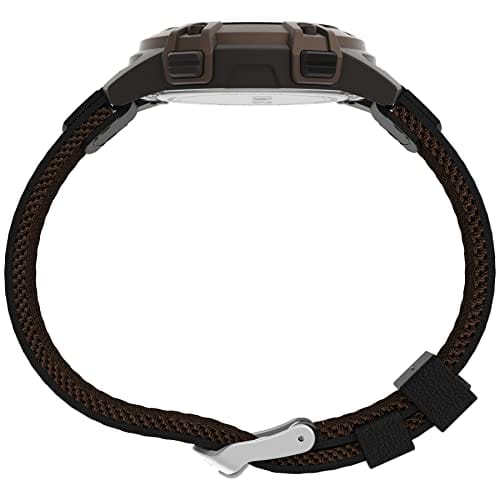 Timex Men's Expedition Digital CAT5 41mm Watch, Black/Digital Green/Brown. One Size, Expedition Digital CAT5 41mm.