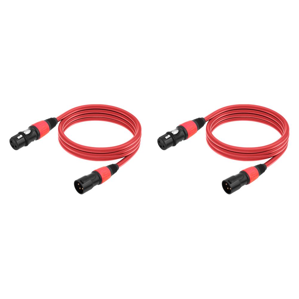 3/5 м XLR Кабель для динамика Позолоченный 3-контактный Папа к Маме Балансная линия XLR Аудиокабель для микрофона микшера студии звукозаписи