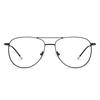 VINCENT CHASE EYEWEAR Unisex Zero Power Bluecut & Antiglare Computer Eyeglasses For Eye Protection | Stainless Steel | VC E13046