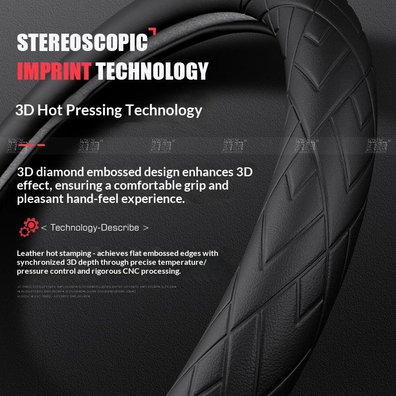 THQP1 For Lexus F Sport ES200 ES260 ES300 RX300 LS500h GS250 GS300 IS300 CT200h NX300 UX300 LX570 GX Car Leather Steering Wheel Cover