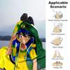 1pc Brazilian Pride Flannel Blanket Soft Warm Throw Blanket for Bedroom Living Room Bed Travel Camping Picnic Gift. MT7160178