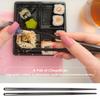 Stainless Steel Chopsticks Portable Non-slip Environmental Protection Food Sticks Kitchen Dining Tableware Accessories
