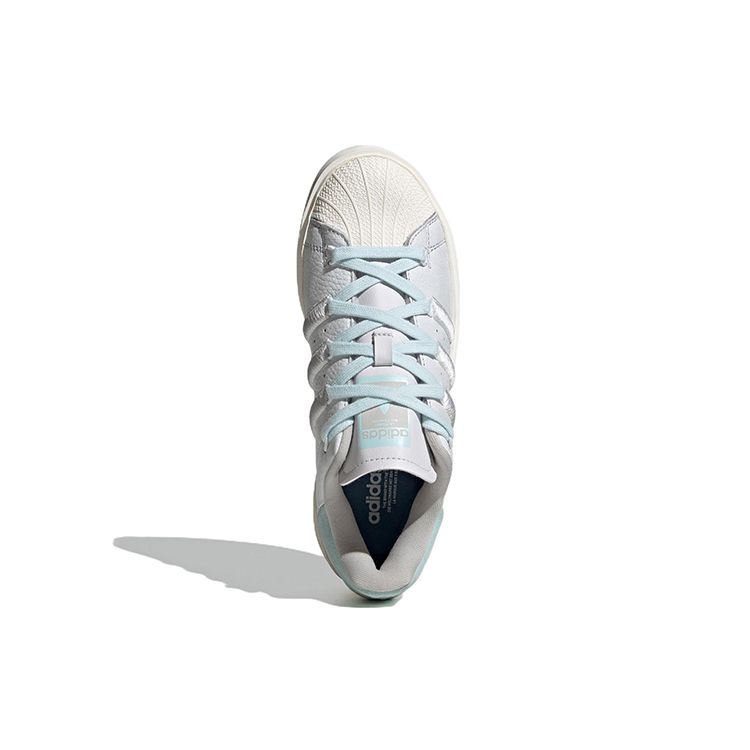 adidas Superstar Bonega Белые Почти Синие Женские Кроссовки Кристально-Белые Облако-Белые GX4352