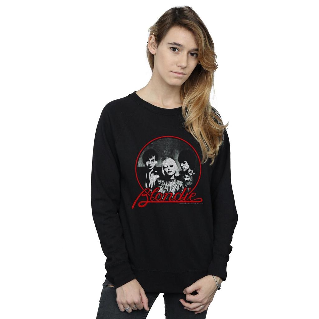 Blondie Womens/Ladies Distressed Circle Sweatshirt