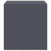 Wall Mounted Garage Cabinet with Gas Spring Door Anthracite
