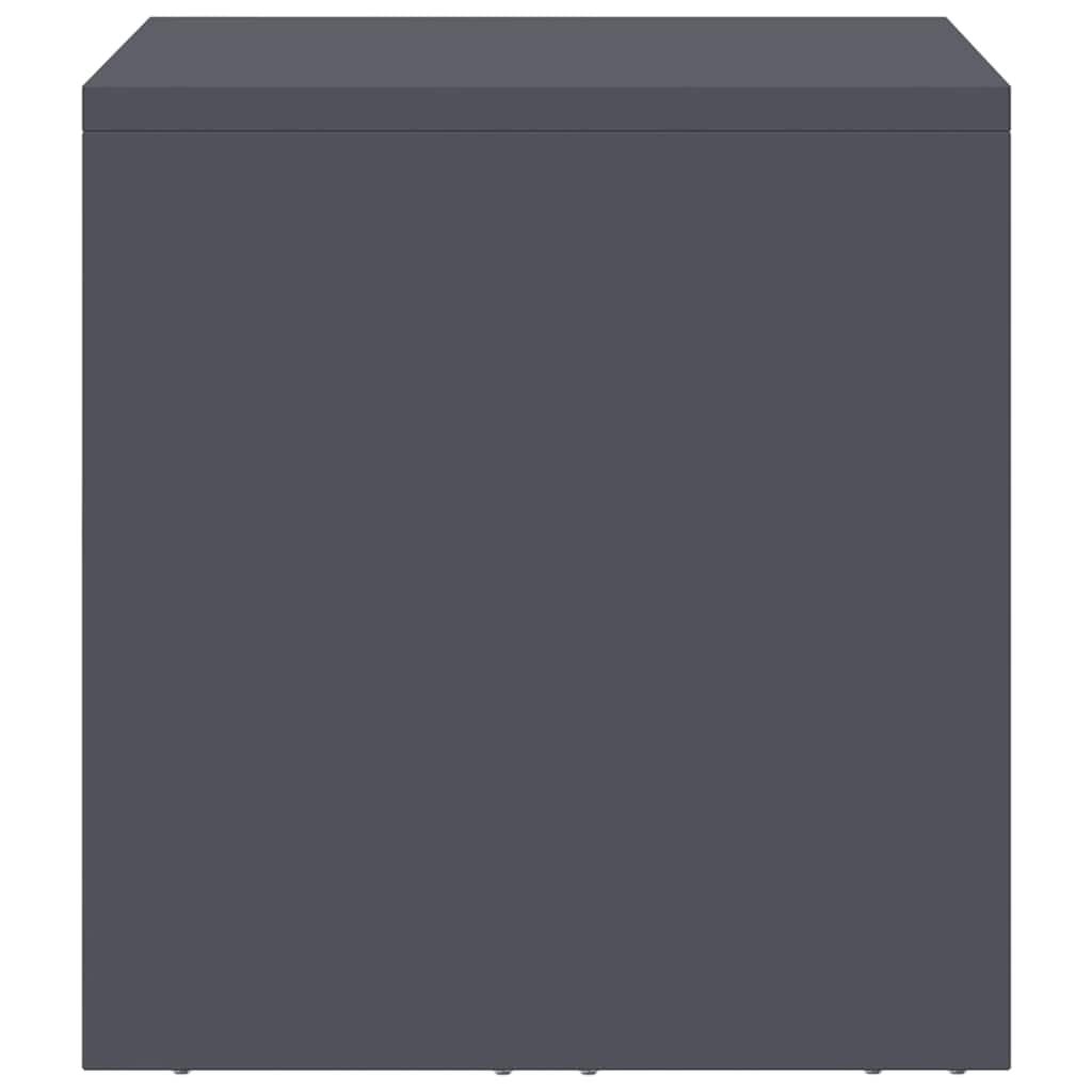 Wall Mounted Garage Cabinet with Gas Spring Door Anthracite