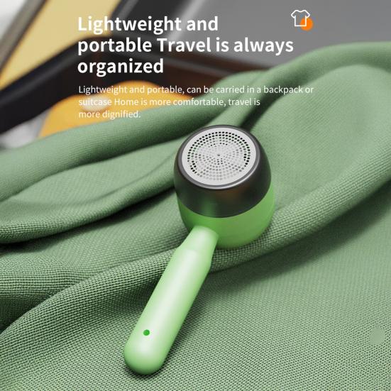 Lint Trimmer Fabric Shaver Electric Lint Remover with 6-Blade Cutter Adjustable Speed LED Display Rechargeable USB Charging Handheld Fabric Shaver