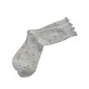 Wood Ear Edge Polka Dot Piles Of Socks, Socks, Trendy Cotton Socks, Summer Thin Ballet-Style Stockings