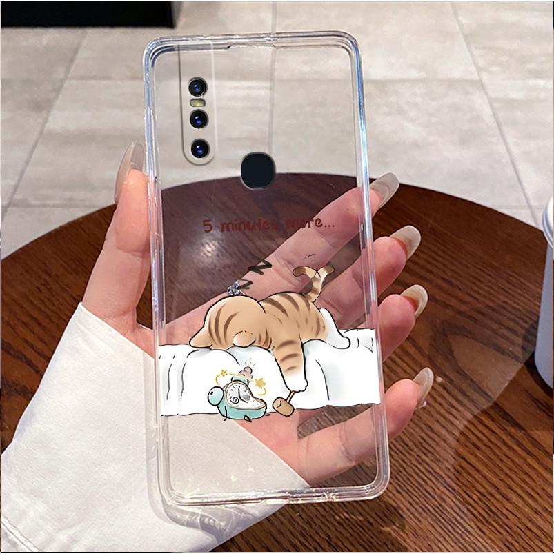 For Vivo V15 1819 V 15 Pro 1818 Cases Covers Luxury Cute Cat Love Rabbit Funny Clear Silicone Soft TPU Phone Case Back Cover