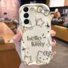 Hello Kitty Case for Samsung Galaxy S24 S23 S22 S21 Ultra Plus S20 FE A73 A72 A71 A55 A54 5G A53 A52 A51 4G A50S A50 Soft Cover
