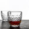 2pcs Set 8.6oz 250ml Creative Diamond Painting Relief Glass Cup Foreign Wine Mug Transparent Drinkware Set for Party Beer Cups