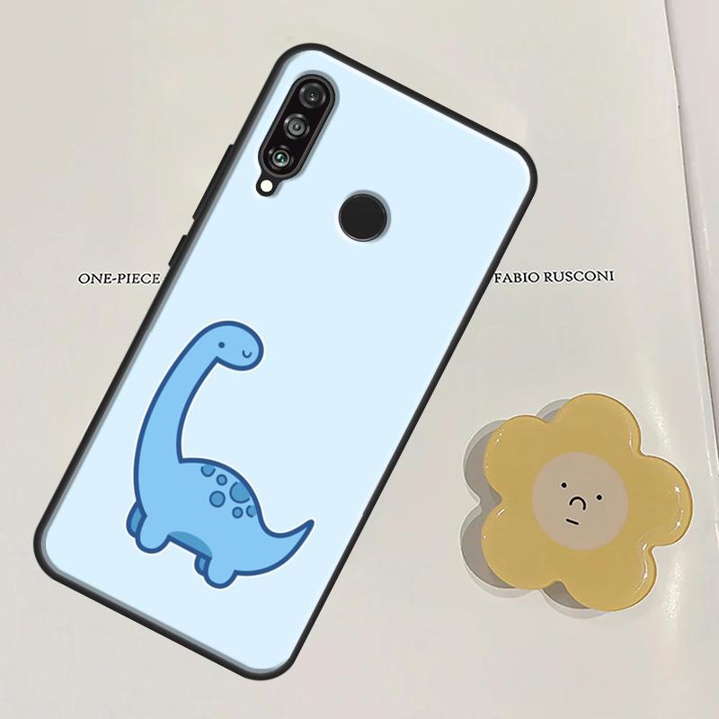 Cartoon Dinosaur For Huawei Nova Y60 Y70 Y90 Y61 Y91 3i 7i 8i 11i Nova 11 9 10 SE P20 P40 Lite P30 Pro Case