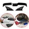 Для Ford Focus RS ST 2012 2013 2014 2015 2016 2017 2018 3 шт. Глянцевый черный спойлер под карбон, заднее стекло, крыло на крышу