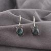 Labradorite Earrings, Handmade Gemstone Earrings, 925 Solid Sterling Silver Earrings Antique Jewelry, For Engagement Gift