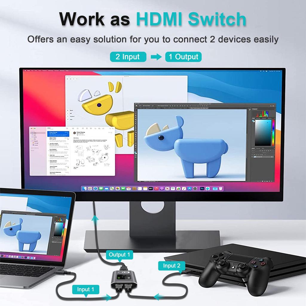 HDMI-разветвитель 1 в 2 выхода