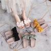 Women Summer Sandals New Flat-bottomed Beach Shoes Anti-slip Bow Increases The Thick-soled Shoes and Drags Women Breathable