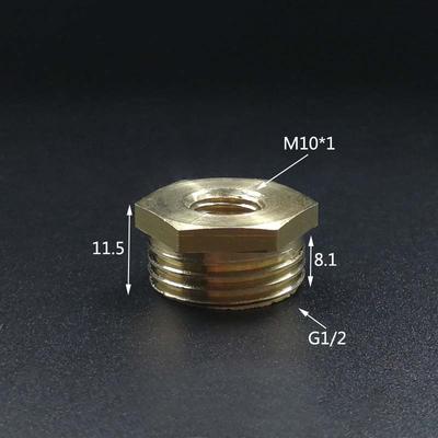 Латунный переходник-втулка 1/4" 1/2" BSP M10/14/16/20 Трубный фитинг Соединитель Адаптер Для манометра