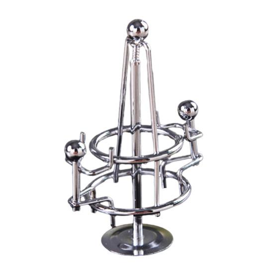 Мини Балансирующий Железный Человек Игрушка Вертолет Тяжелоатлет Перекладина Гитарист Физика Балансирующая Игрушка Неваляшка Кинетическое Искусство Снимающая Стресс Настольная Игрушка Дом