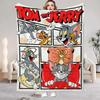 Fluffy Soft Blankets King Size Kawaii Tom-cat Luxury Throw Blanket for Sofa Decoration Home Interior Knee Nap Bed & Throws Hairy