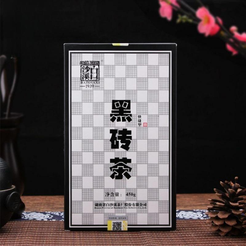 Hei Zhuan Cha Anhua Baishaxi Растворимый темный чай Shortcut Brick Tea Черный чай 450г