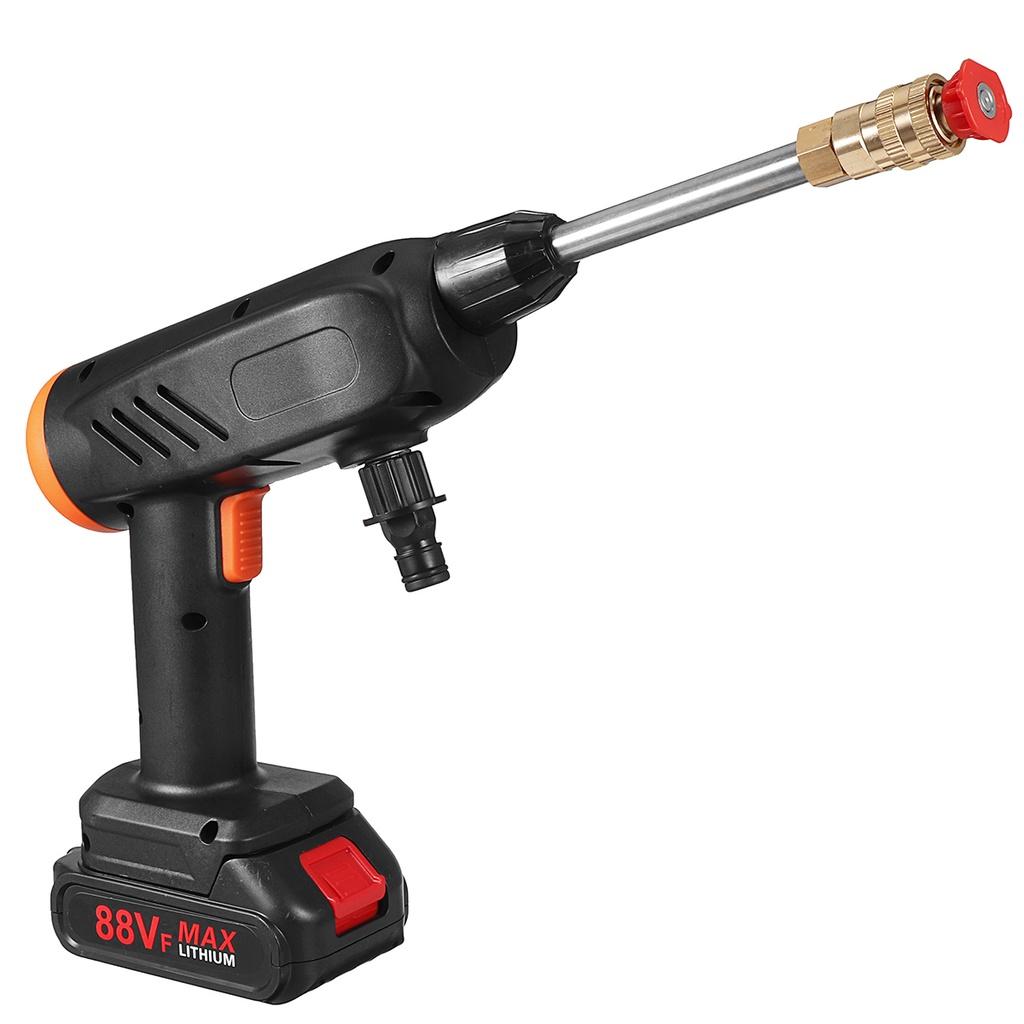 350 Вт Портативная Беспроводная Мойка Высокого Давления Генератор Пены Высокого Давления Пистолет для Мойки Автомобиля Водяной Пистолет Распылитель