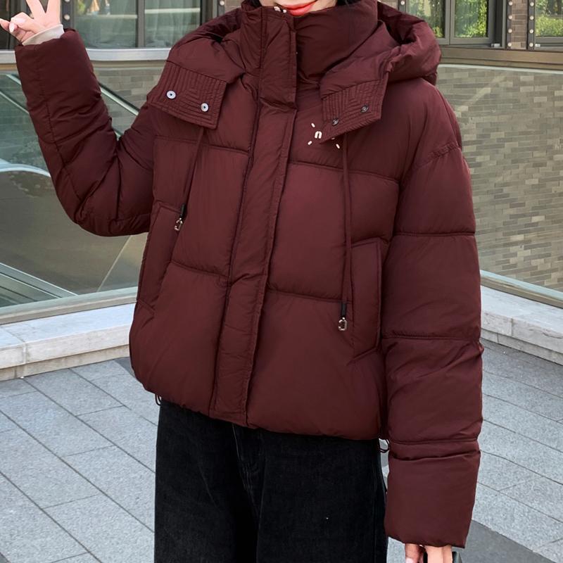 Fashion Women Winter Coats 2025 Elegant Plus Size Short Parkas Loose Thick Warm Outerwears Lady Jackets