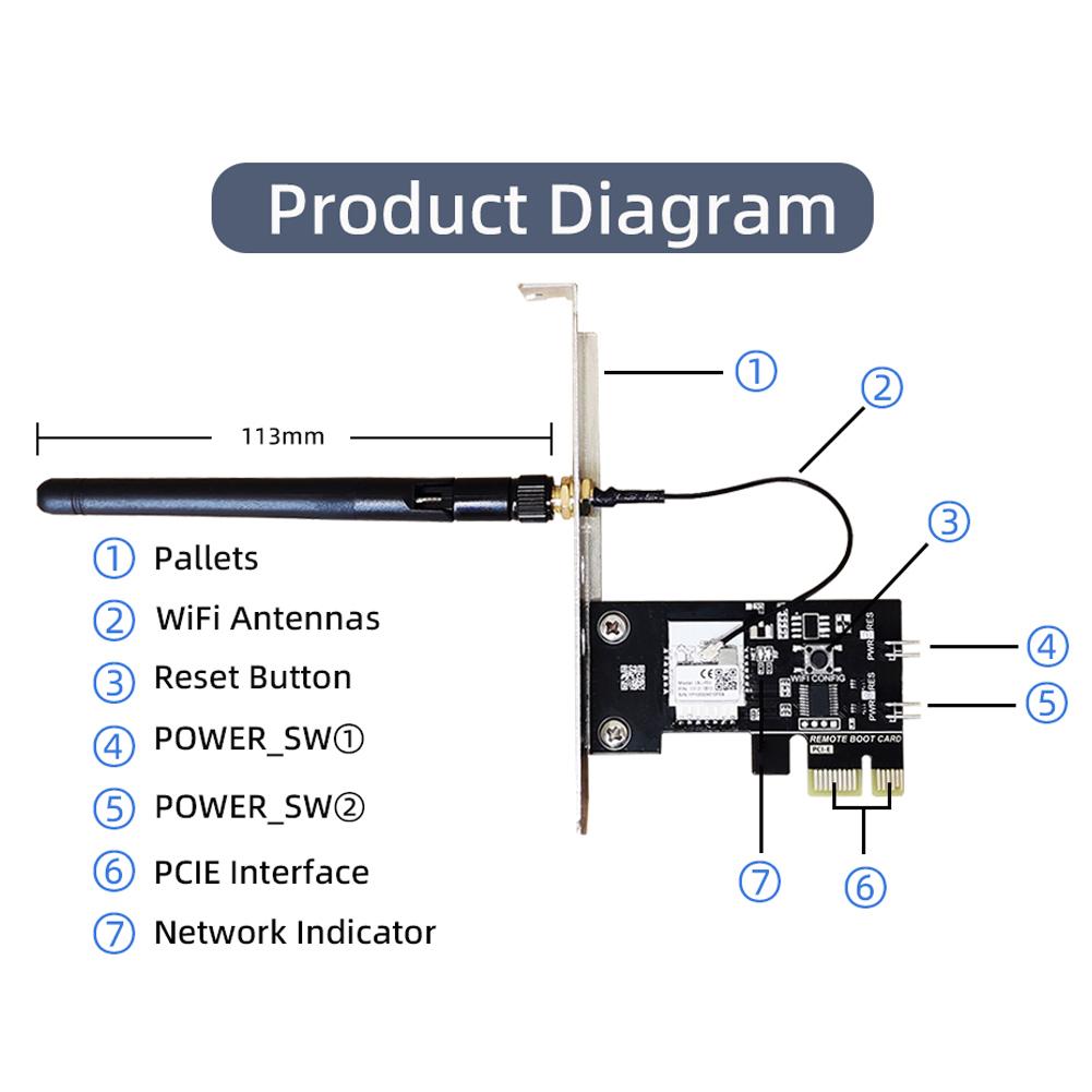 WiFi Интеллектуальный компьютерный выключатель питания Сброс Удаленное управление через приложение Голосовое управление