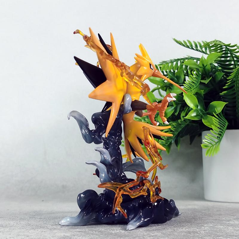 Pokemon Zapdos Anime Figure Action Position Zapdos Figures Model Statue Doll Collection Desk Decoration Toys Kids Birthday Gifts