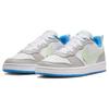Nike Кроссовки Court Borough Low Recraft GS Light Iron Ore Vapor Green Kids серо-бело-голубые DV5456-005
