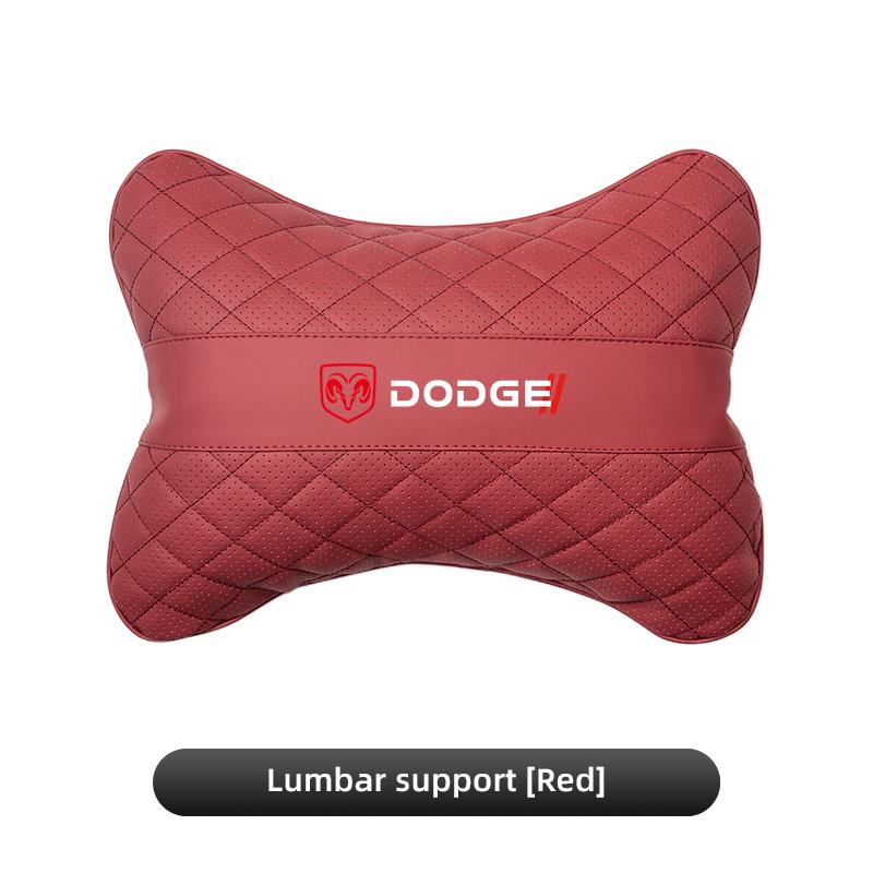 Dodge Car Seat Neck Pillow Headrest Lumbar Support Accessories For Dodge Challenger Charger Journey Ram Durango SRT Dart Journey U888