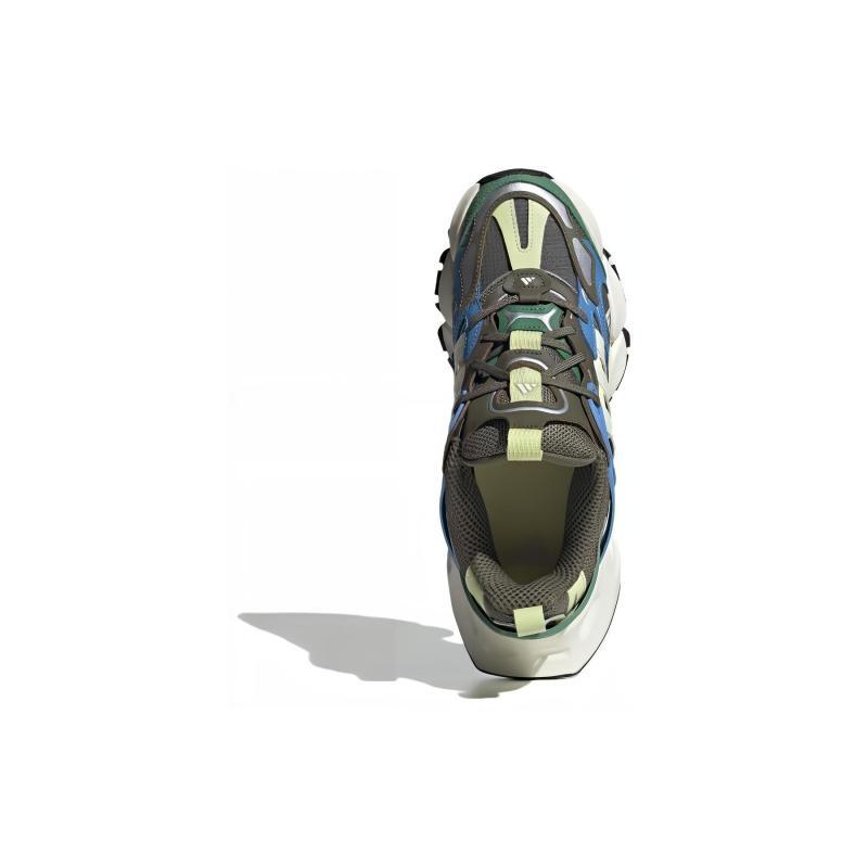 Adidas XLG RUNNER DELUXE Износостойкие Дышащие Низкие Повседневные Городские Кроссовки для Бега Унисекс Коричнево-зеленые Кроссовки IH0616