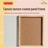 Холщовая текстура с покрытием DIY Рама для рисования акрилом, гуашью, акварелью - Пустая белая панель.