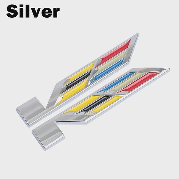 1 пара 3d металлических V-образных логотипов, эмблема на автомобильное крыло, наклейки для CTS ATS CTS-V ATS-V STS CT5 CT4 CT6 XT5 XT6 V, аксессуары