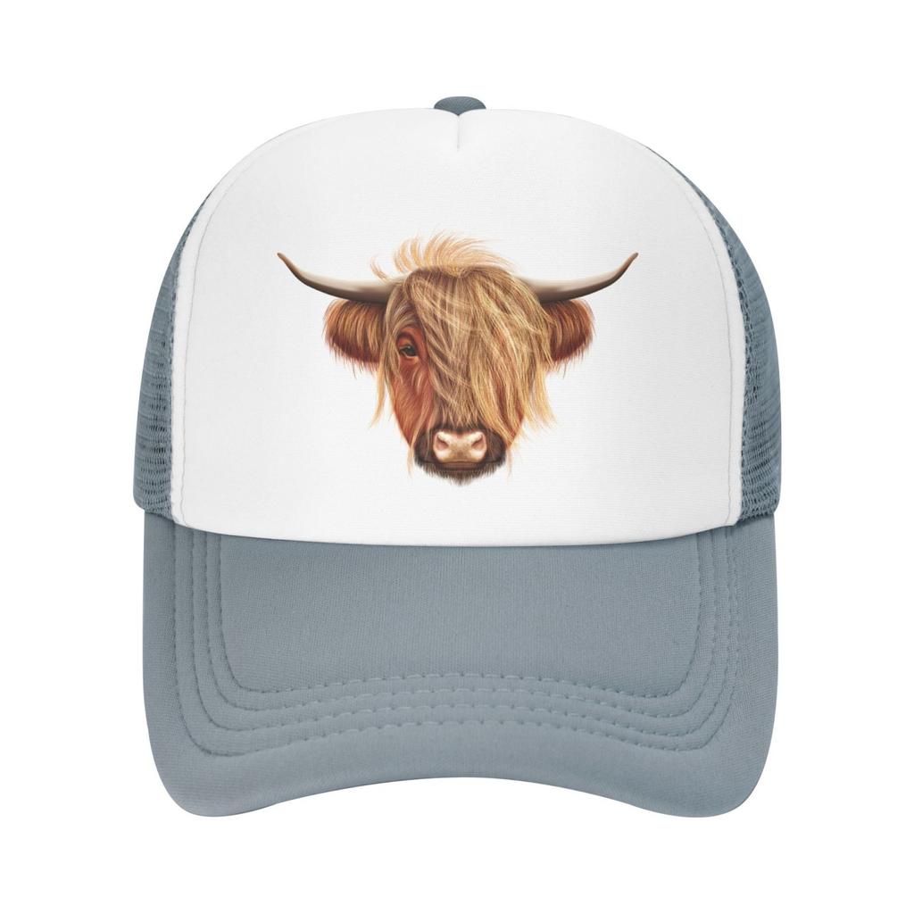 Шотландские волосатые шляпы из горной коровы для женщин унисекс, винтажная бейсболка, пляжная шляпа от солнца для папы, черные джинсовые хлопковые кепки