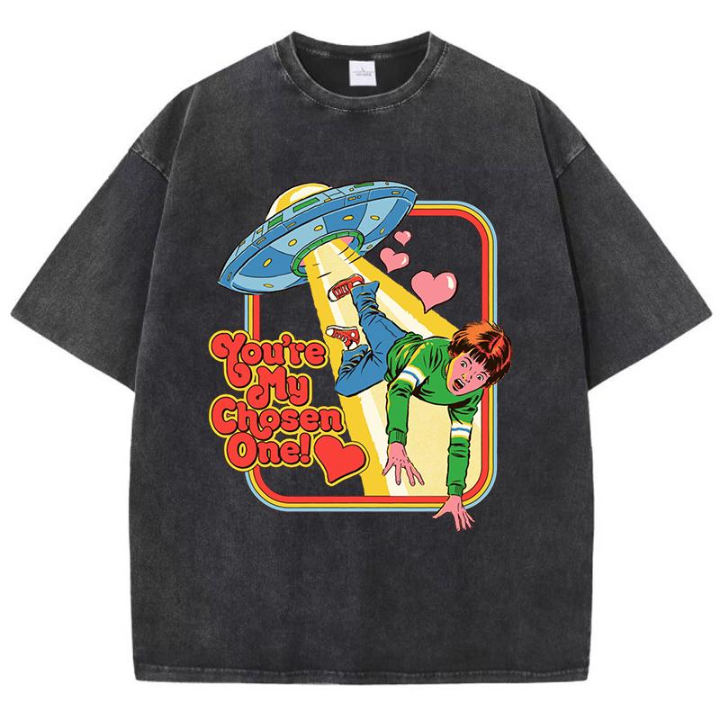 You Are My Chosen One Печать Женские стираные футболки Дышащие модные футболки с круглым вырезом и коротким рукавом