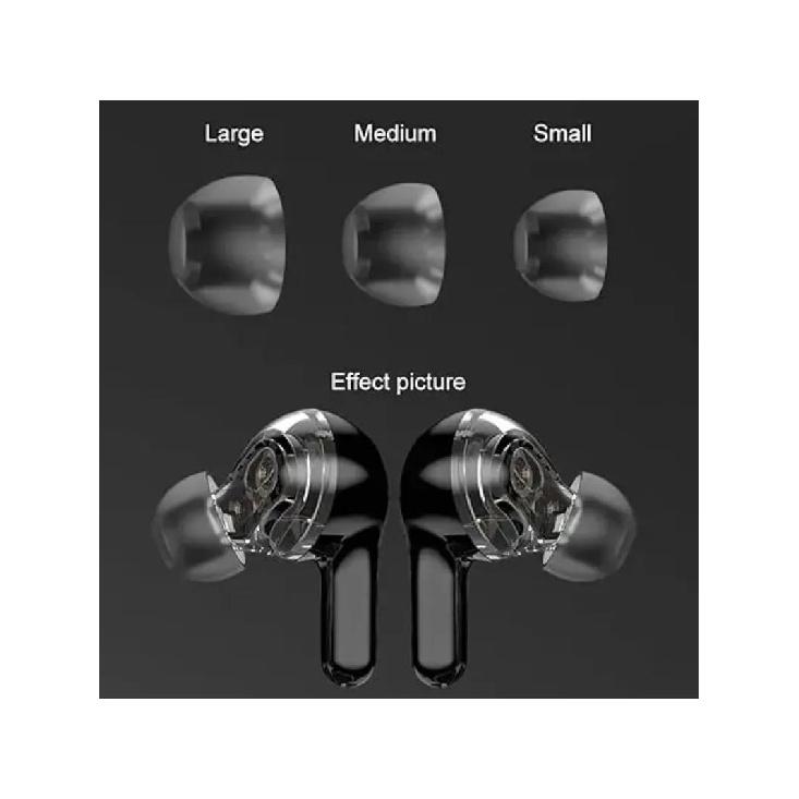 Headphones Bluetooth 5.0 Wireless Bass Stereo Over Ear Earbuds ENC Noise Cancelling Mic with Earhooks 48H Playback LED Display