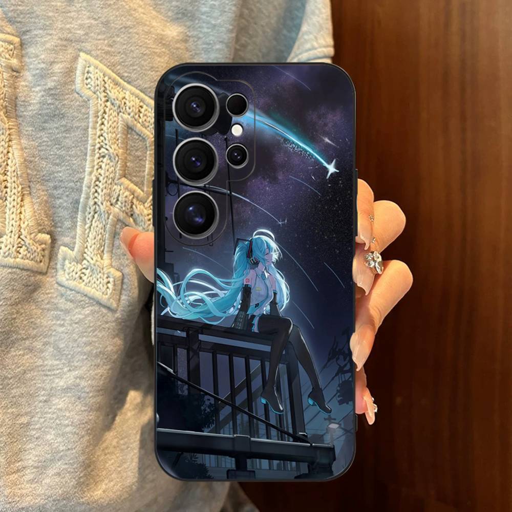 Popular Singer M-MikuS Cute Phone Case For Samsung S 24 fe 25 Ultra plus 20 lite 21 30 22 23 24 22 Ultra 5G Fundas
