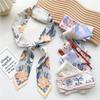 New Scarves Silk Scarves Women'S Spring And Autumn Season Long Decorative Professional Scarves Summer Thin Styles Paired With Shirts Stylish