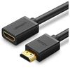 Ugreen Hd107 10145 Hdmi Cable (Male) - Hdmi (Female) 4K 3M - Black