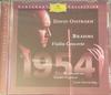 CD DAVID OISTRACH, JOHANNES BRAHMS, PA - Violin Concerto / Navarra / Etudes- 4590162 Deutsche Grammo 1998 Europe Classical Used