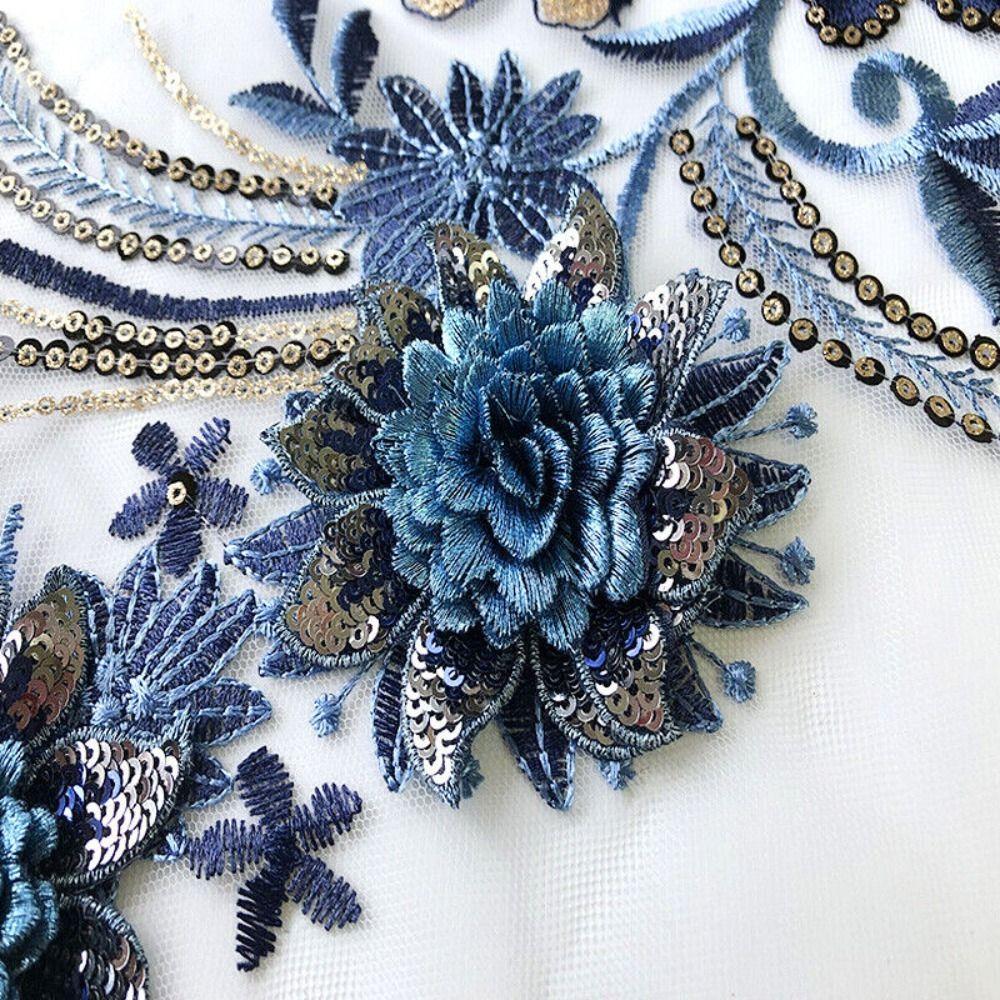 Пришить блестки вышитые нашивки полиэстер вышитые ткани наклейки одежда