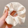 Extra Large Satin Scrunchie: Elegant Women's Hair Tie & Ponytail Holder