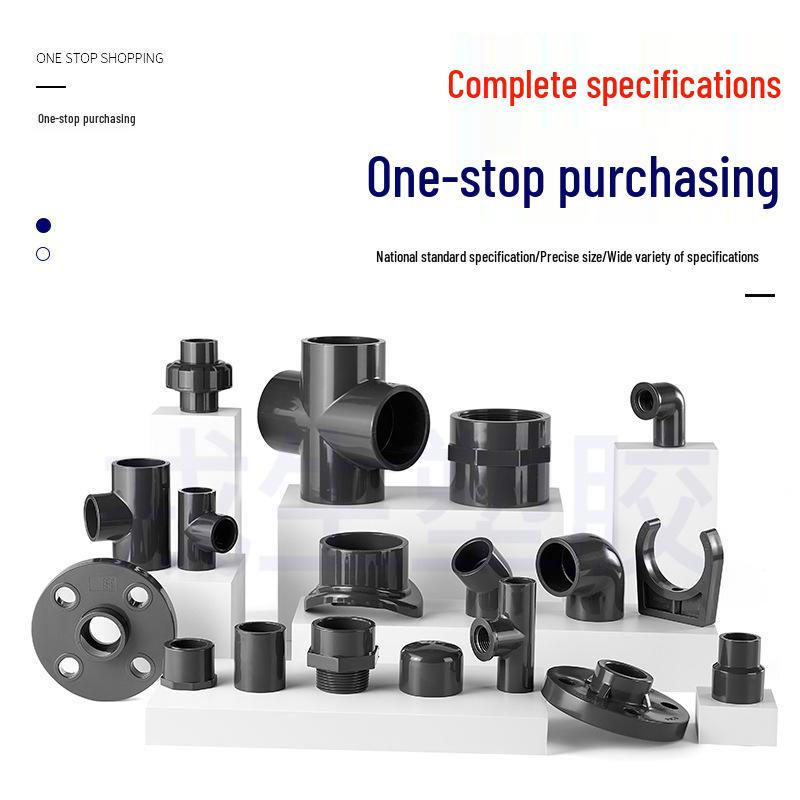 UPVC Pagoda Quick Connect Hose Reducing Fitting - Straight Male Thread (PVC-U)