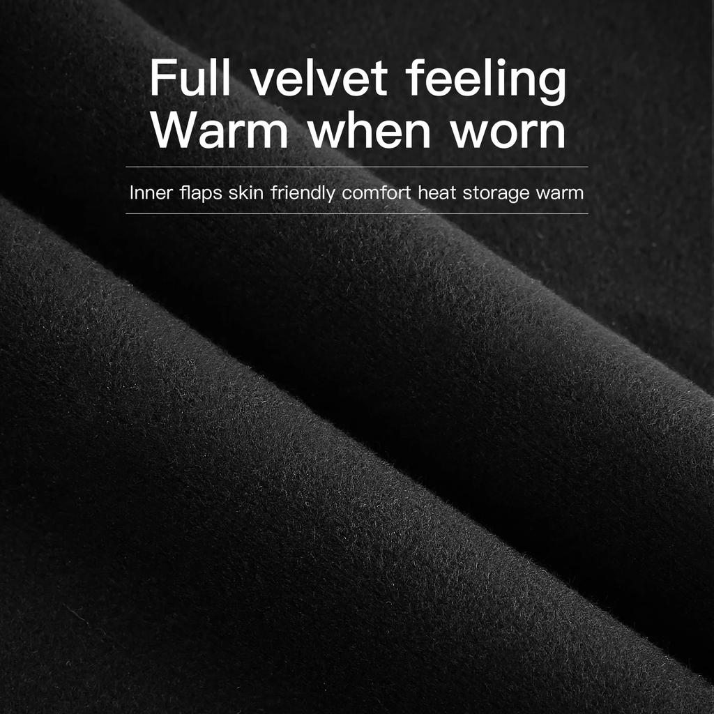 Спорт на открытом воздухе Бег Мужские зимние теплые трикотажные перчатки для велоспорта с сенсорным экраном Женские осенне-зимние тонкие перчатки с бархатом