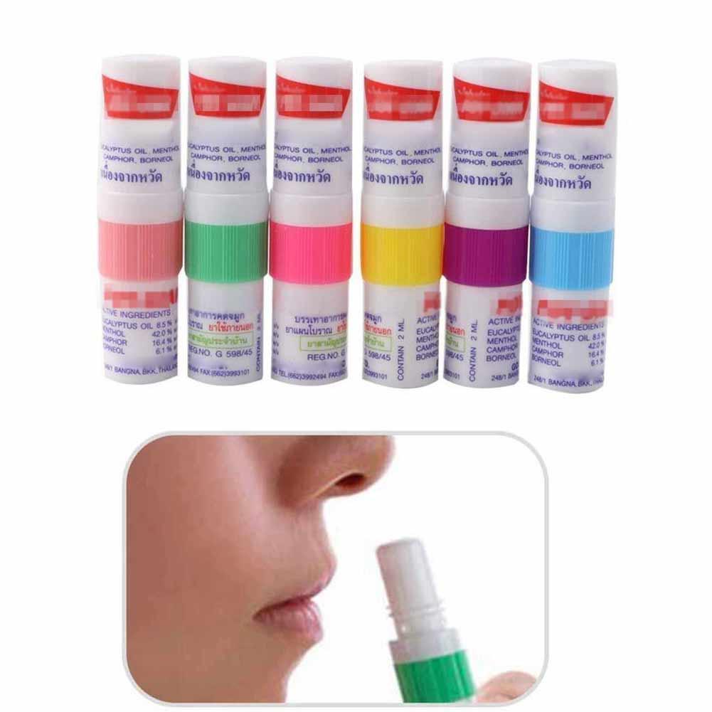 Thailand Nasal Inhaler Nasal Mint Essential Cylinder Stick U0K5