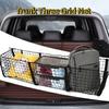 3Pocket Cargo Net Stretchy Trunk Storage Organizer Net Heavy-Duty Luggage Holder with Mount Kit for SUV Pickup Truck Van Toyota