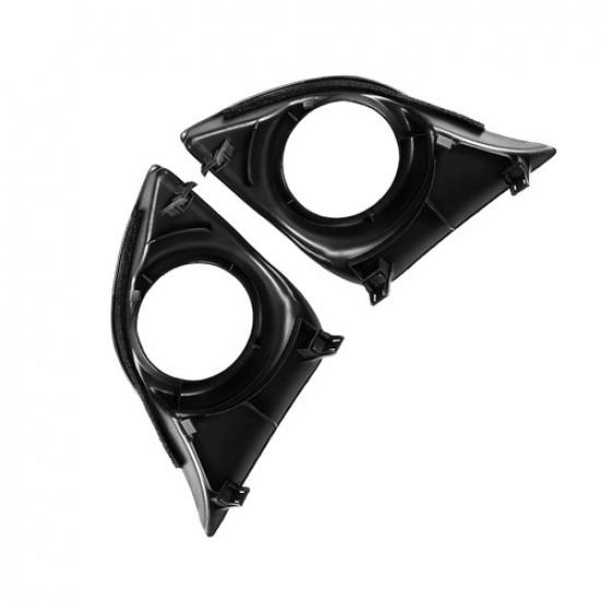 LH&RH Front Fog Light Lamp Black Cover Bezel For Lexus IS250 IS350 2011-2013