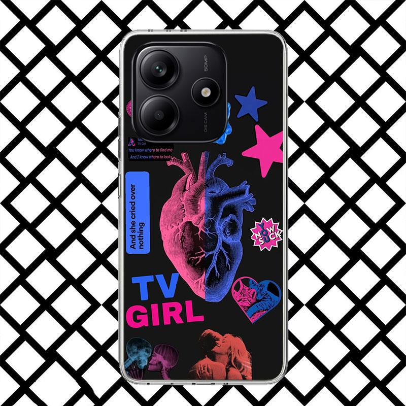 TV Girl Album Phone Case for Xiaomi Redmi Note 15 14 14S 13 12 12S 11 Pro Plus 11E 11T 11S 10S 5G Soft Cover Fundas Redmi Note 1