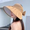 UV Protection Large Brimmed Sun Hat Wide Brim Sun Hat Fashion Empty Top Hat  Women