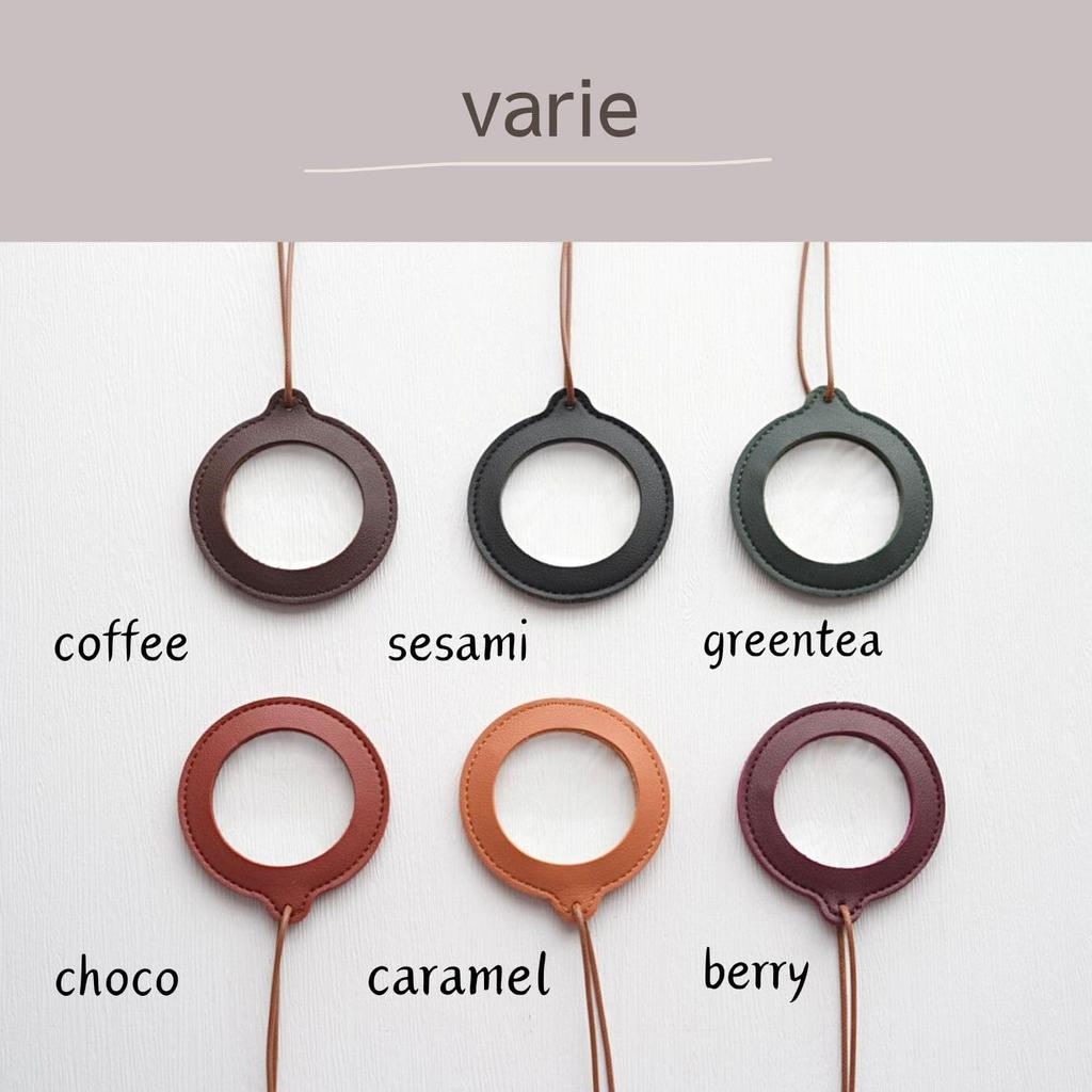 Harvestmart Magnifying Glass Necklace Pendant Magnifier Reading Glasses Magnifying Glass Neck Hanging 5x Magnification Synthetic Leather Gift